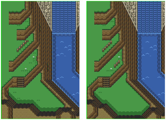 Before and after creating new blocks.